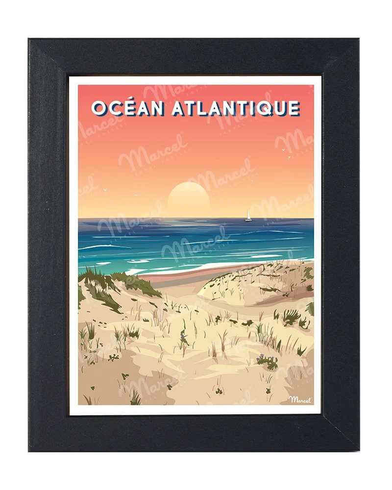 Carte Postale OCÉAN ATLANTIQUE
