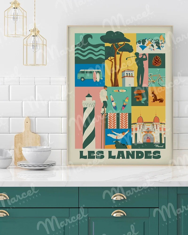 Affiche City Color LANDES