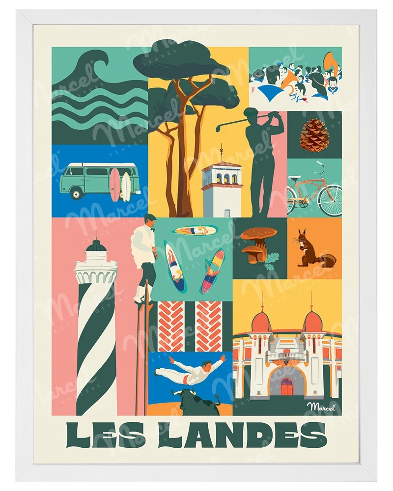 Affiche City Color LANDES