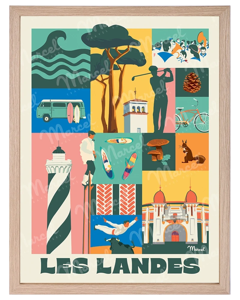 Affiche City Color LANDES