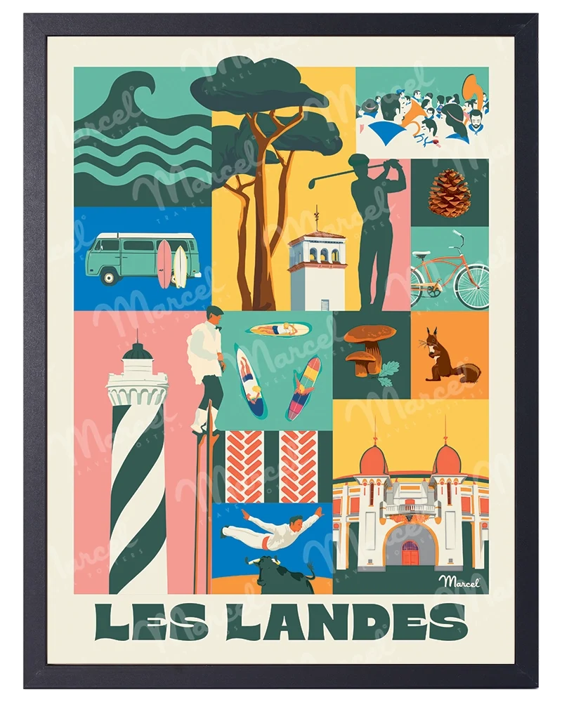 Affiche City Color LANDES