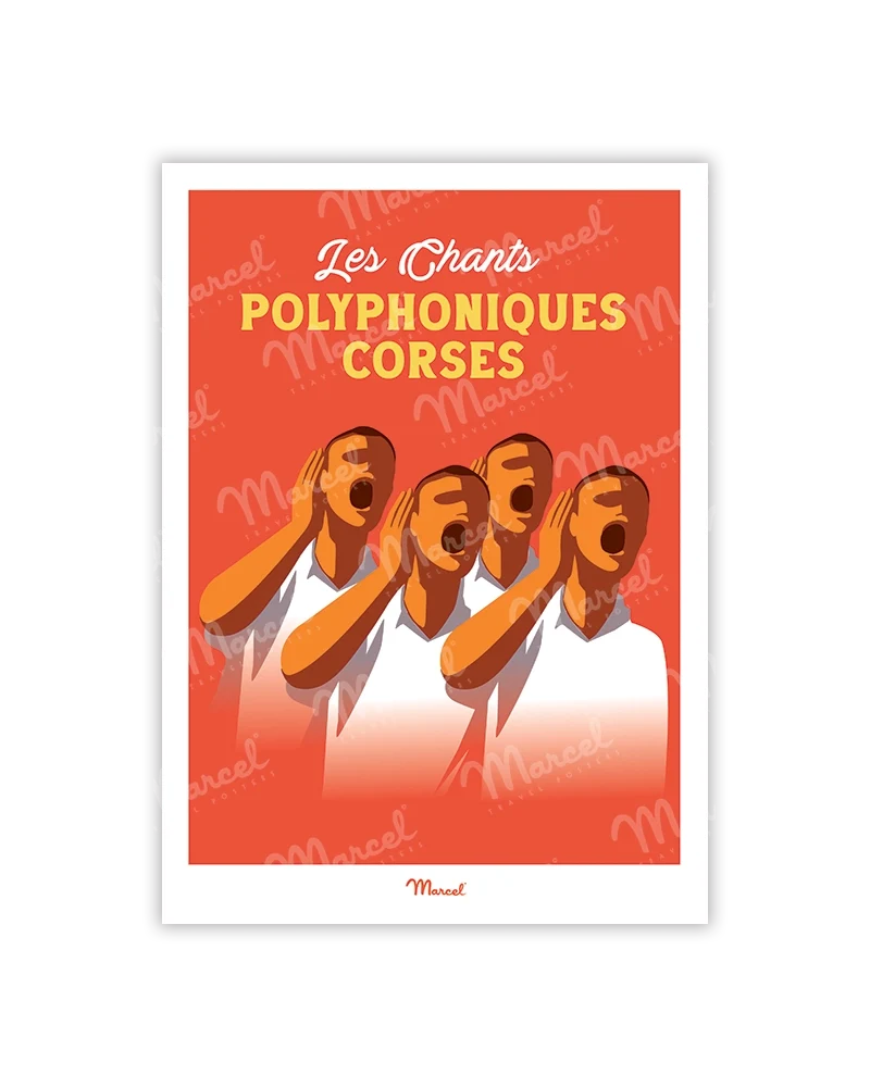 Carte Postale Travel Color CORSE "Les Chants"