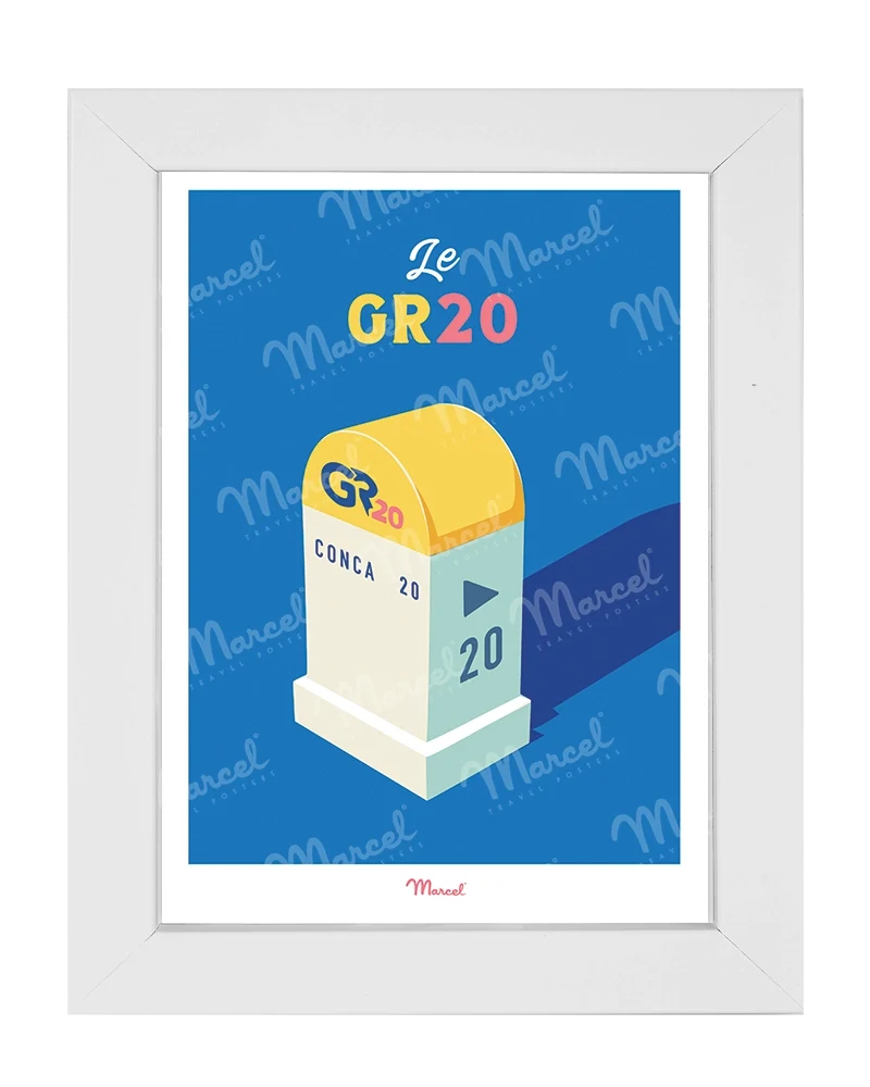 Carte Postale Travel Color CORSE "GR20"