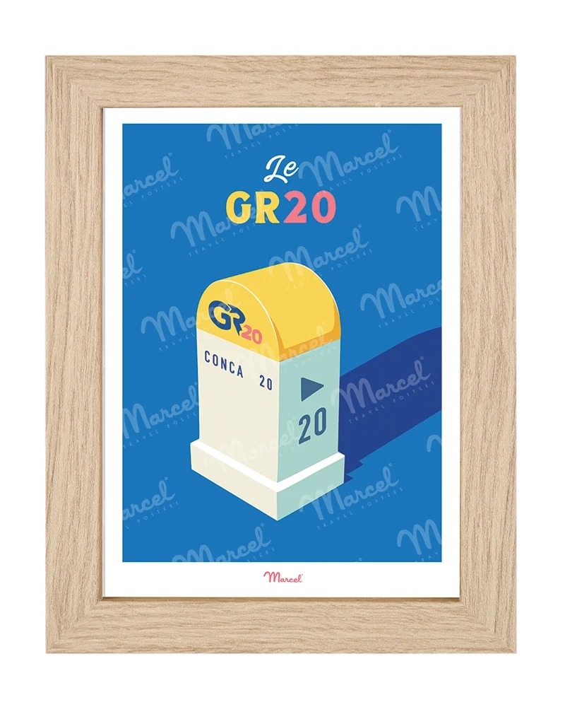 Carte Postale Travel Color CORSE "GR20"