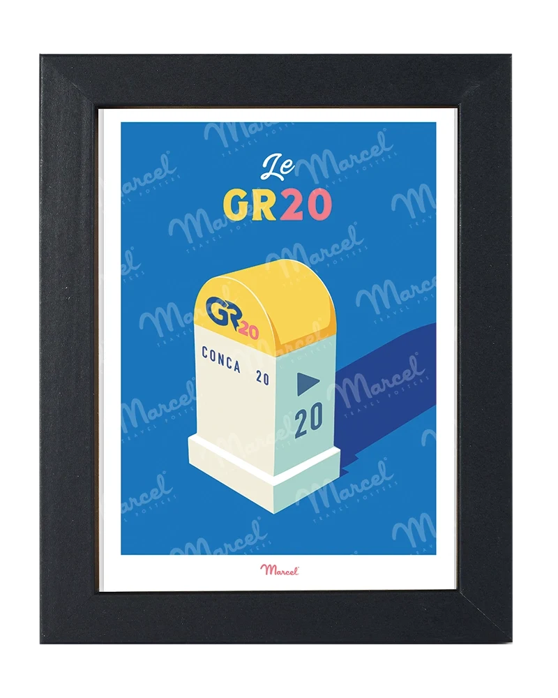 Carte Postale Travel Color CORSE "GR20"