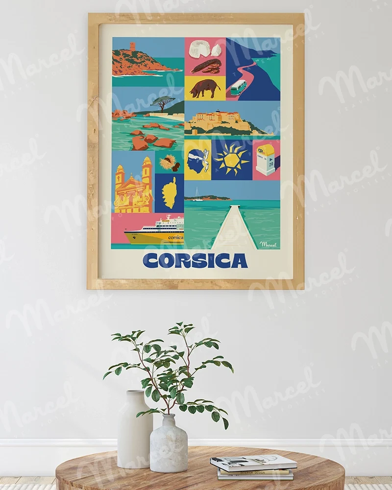 Affiche City Color CORSE