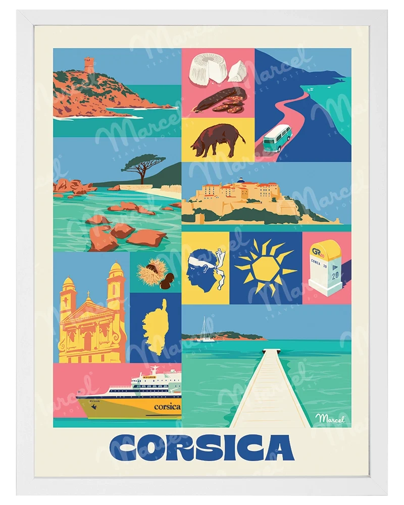 Affiche City Color CORSE