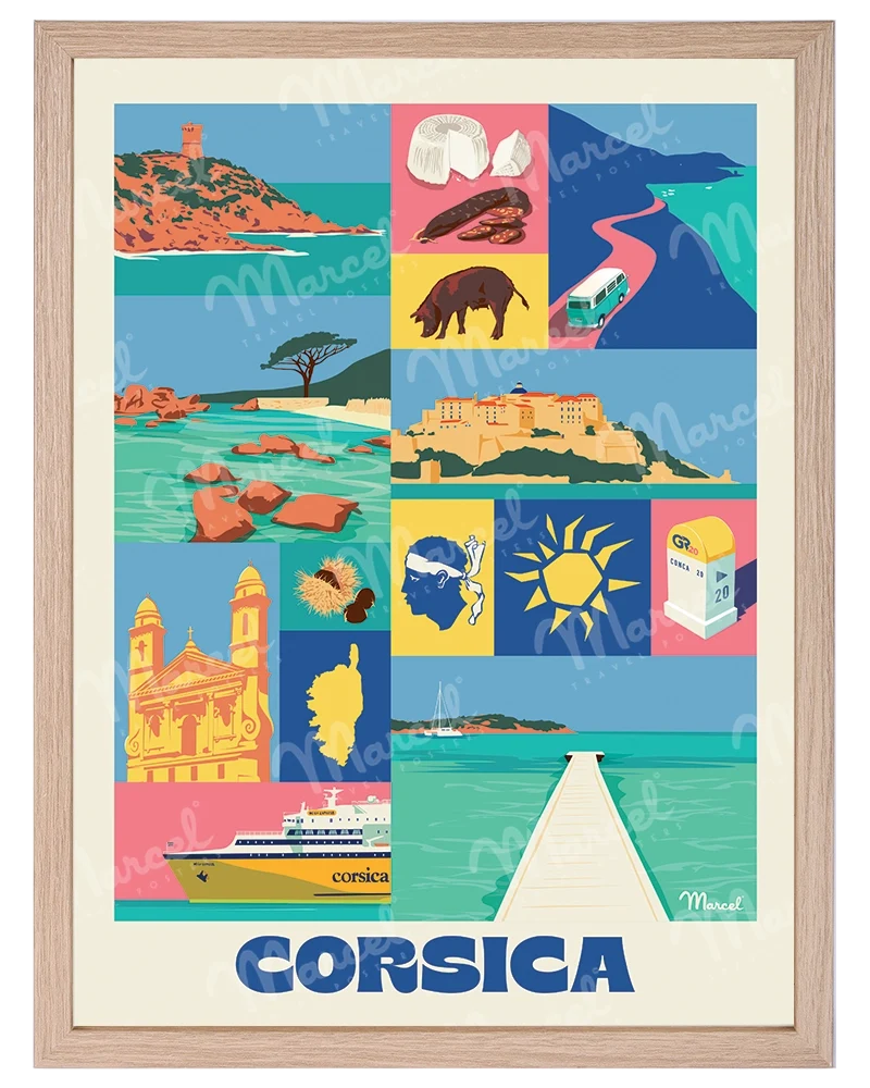 Affiche City Color CORSE