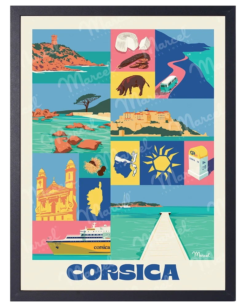 Affiche City Color CORSE