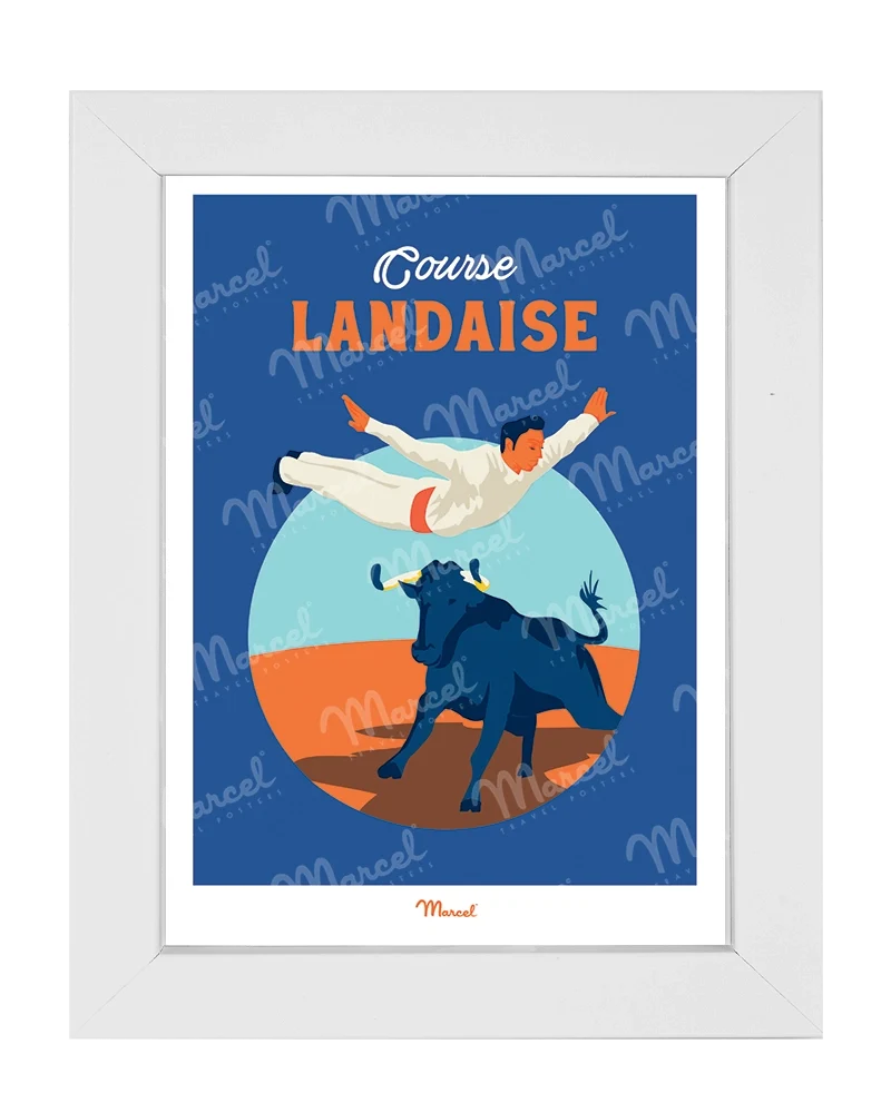 Carte Postale Travel Color LANDES "Course Landaise"