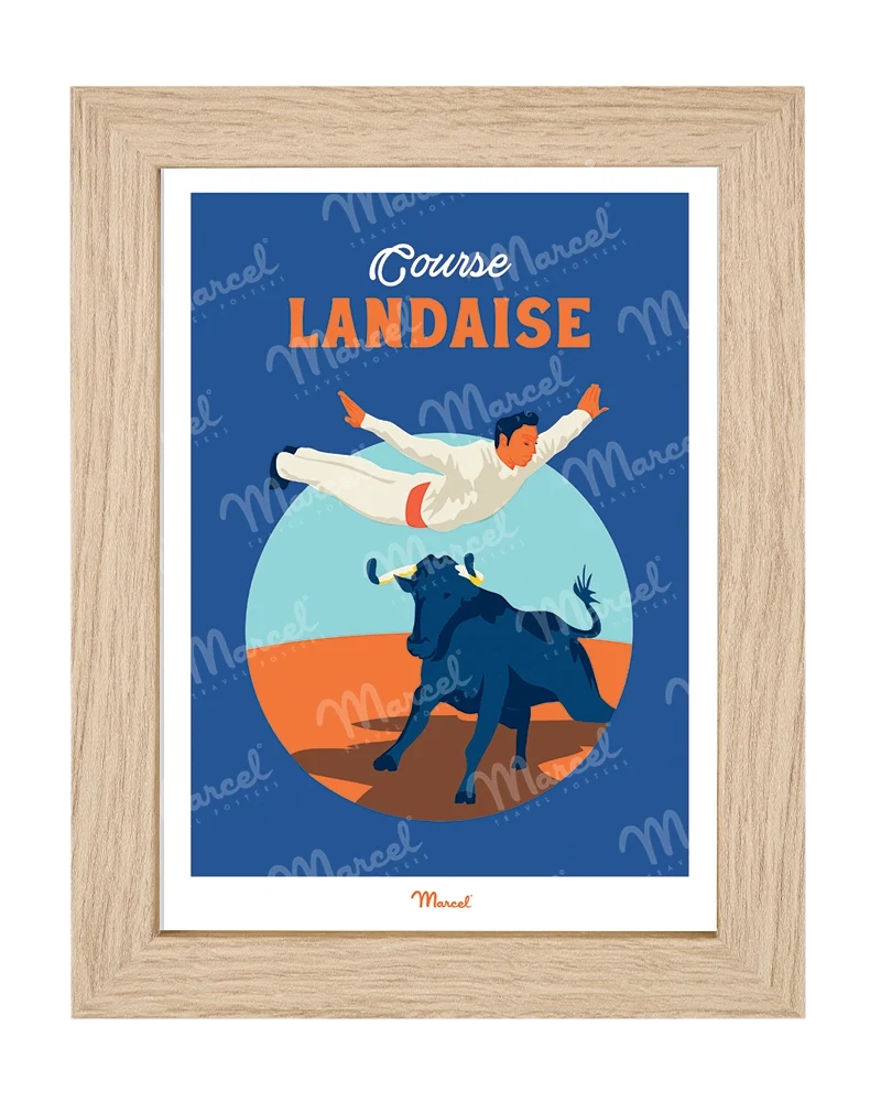 Carte Postale Travel Color LANDES "Course Landaise"