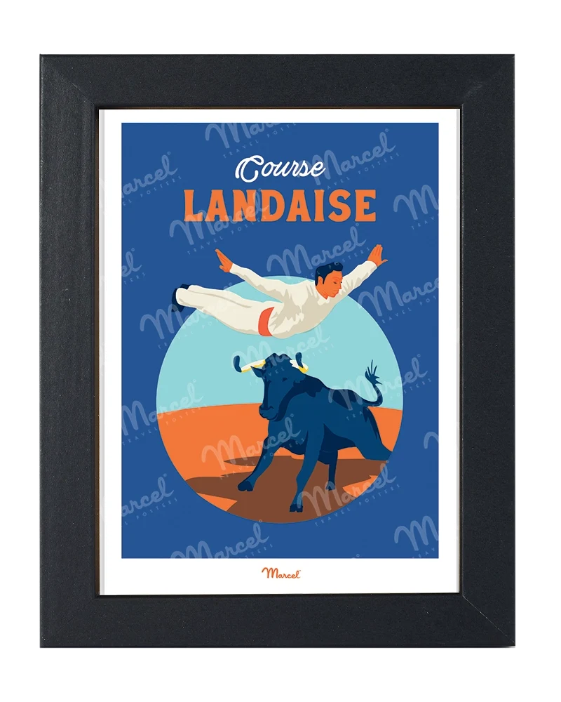 Carte Postale Travel Color LANDES "Course Landaise"