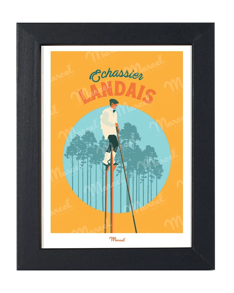 Carte Postale Travel Color LANDES "L'Echassier"