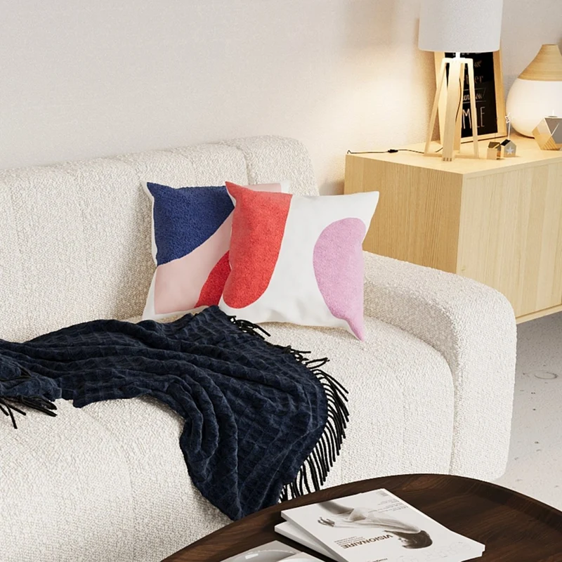 Coussin brod design moderne color Nairobi