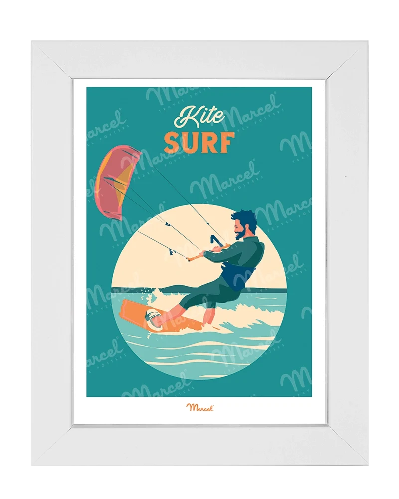 Carte Postale Travel Color "Kite Surf"
