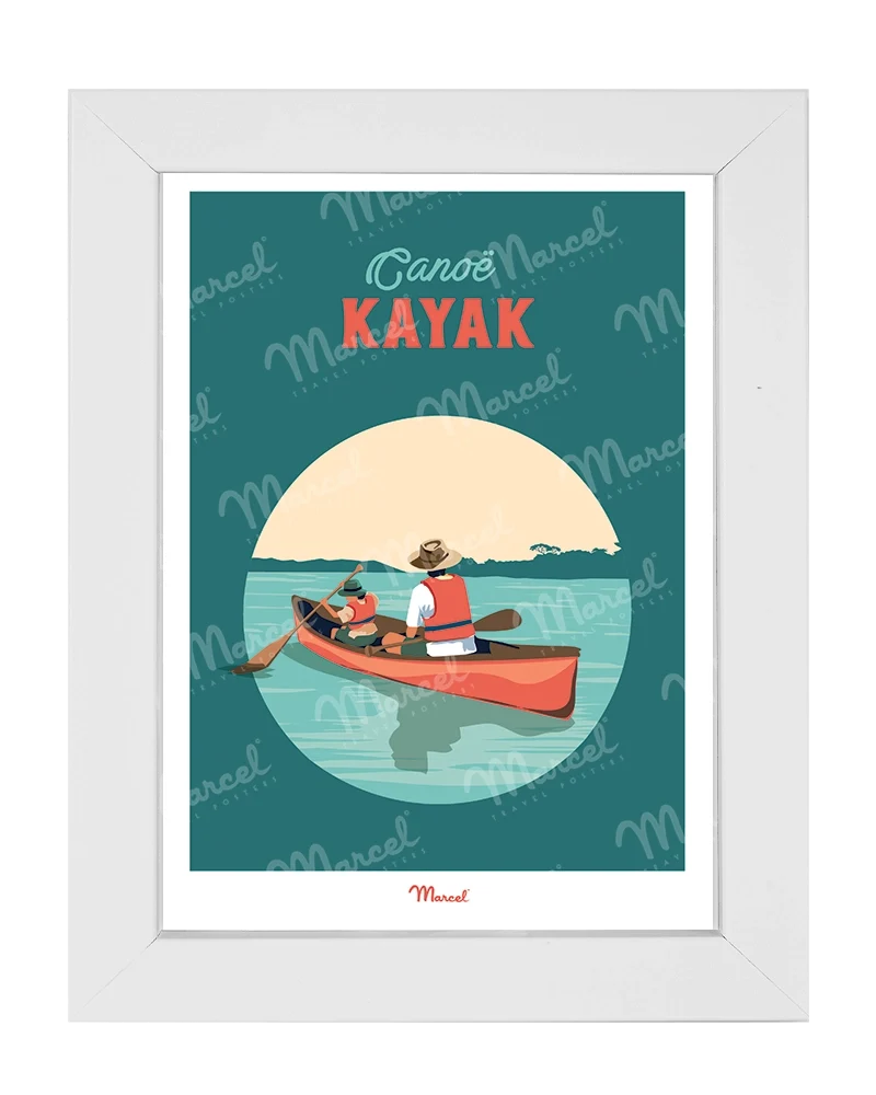 Carte Postale Travel Color "Canoe Kayak"
