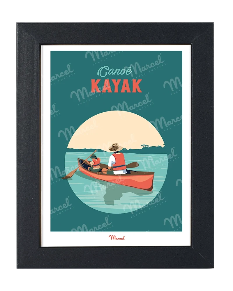 Carte Postale Travel Color "Canoe Kayak"