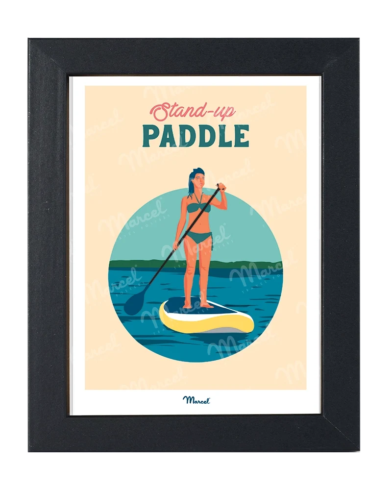 Carte Postale Travel Color "Stand Up Paddle"