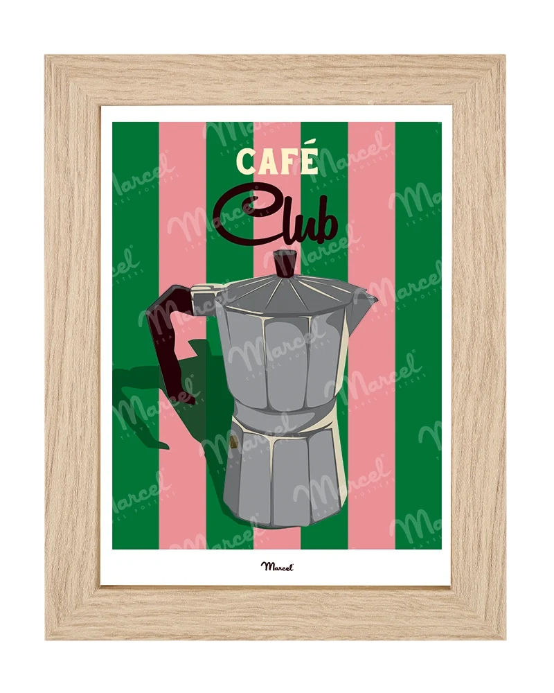Carte Postale Travel Color "Café Club"