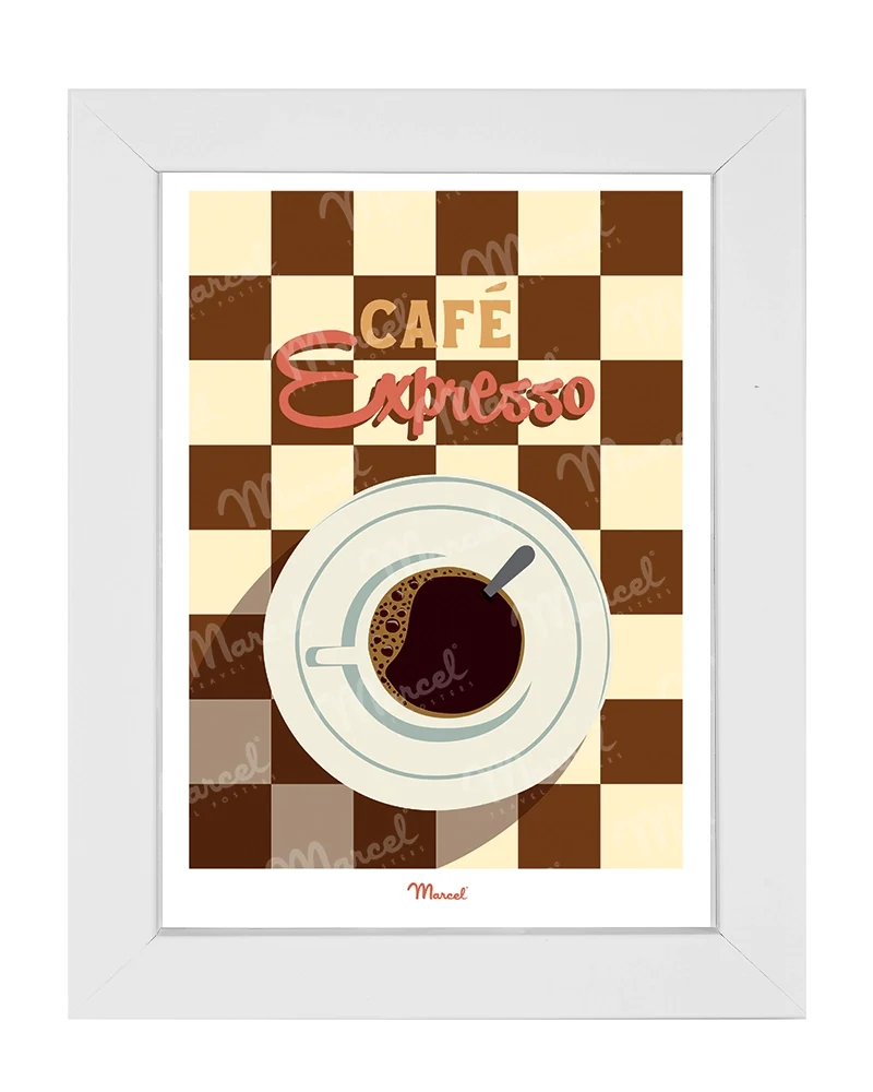 Carte Postale Travel Color "Café Expresso"