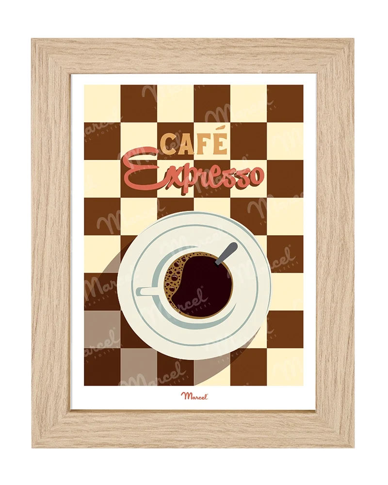 Carte Postale Travel Color "Café Expresso"