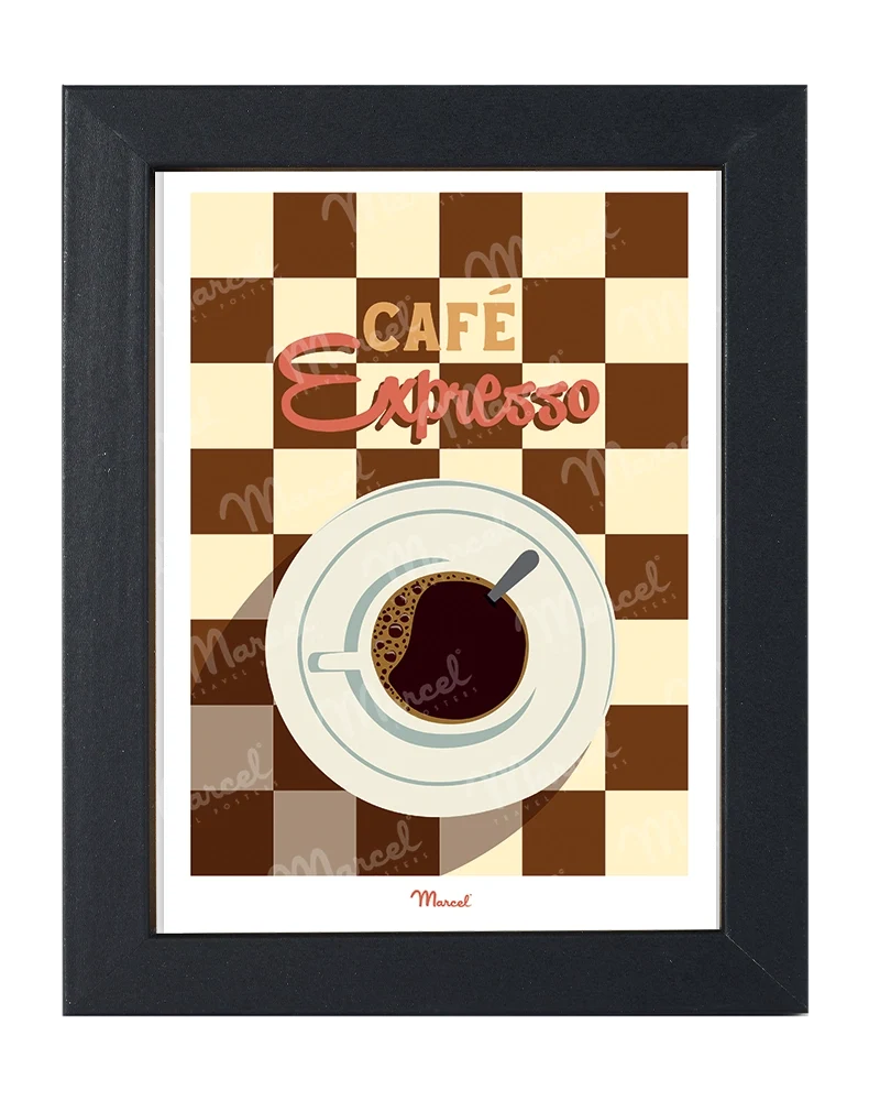 Carte Postale Travel Color "Café Expresso"