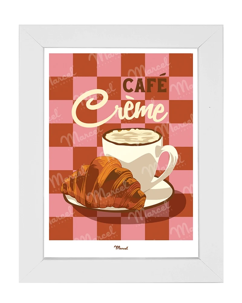 Carte Postale Travel Color "Café Crème"