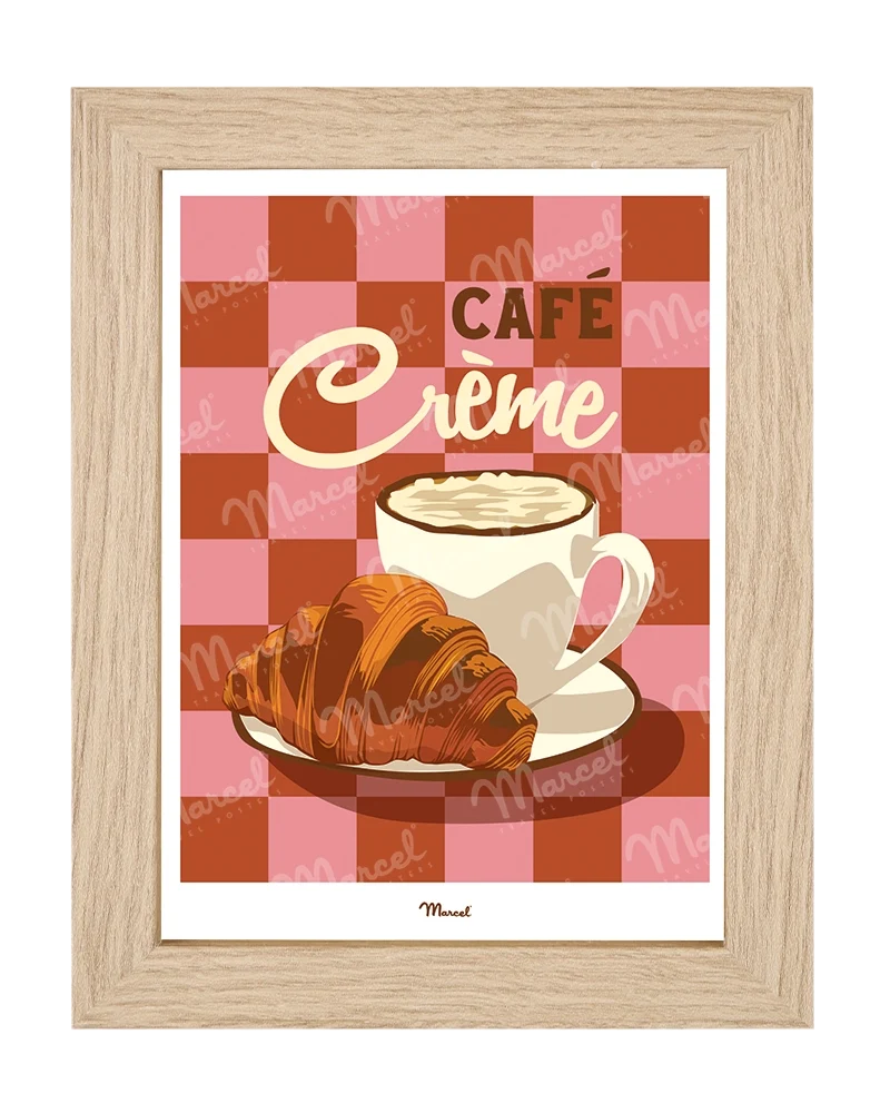 Carte Postale Travel Color "Café Crème"