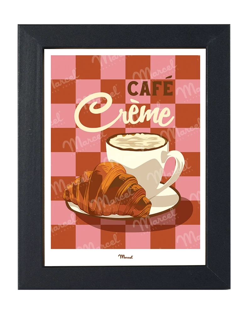 Carte Postale Travel Color "Café Crème"