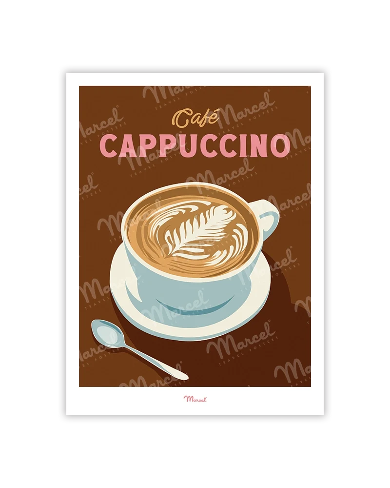Carte Postale Travel Color "Café Cappuccino"