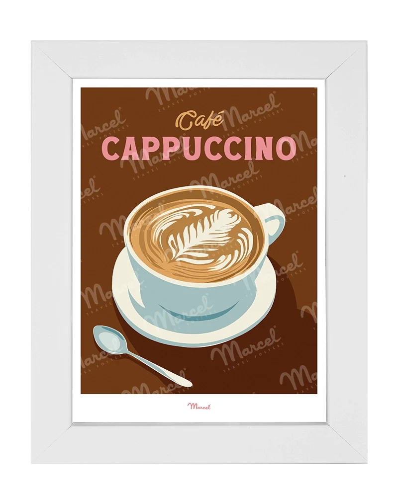 Carte Postale Travel Color "Café Cappuccino"