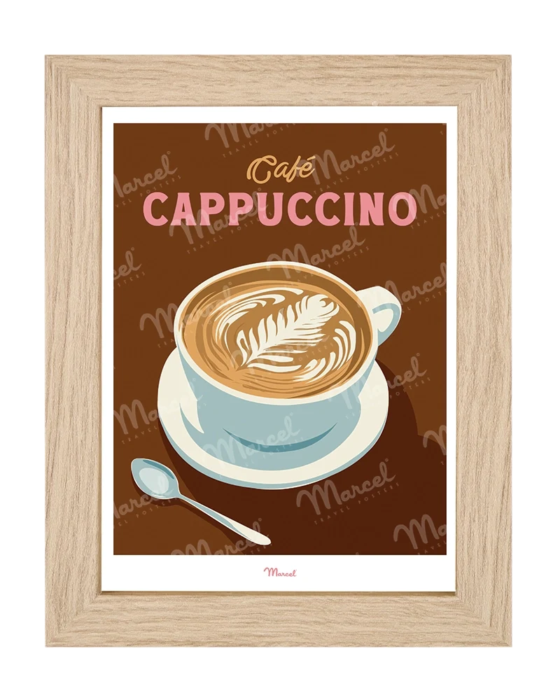 Carte Postale Travel Color "Café Cappuccino"