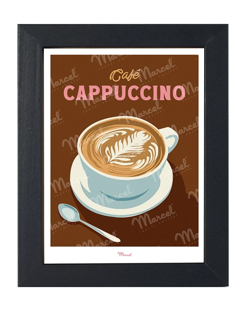 Carte Postale Travel Color "Café Cappuccino"