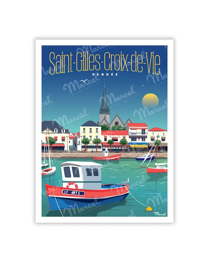 Carte Postale SAINT-GILLES-CROIX-DE-VIE