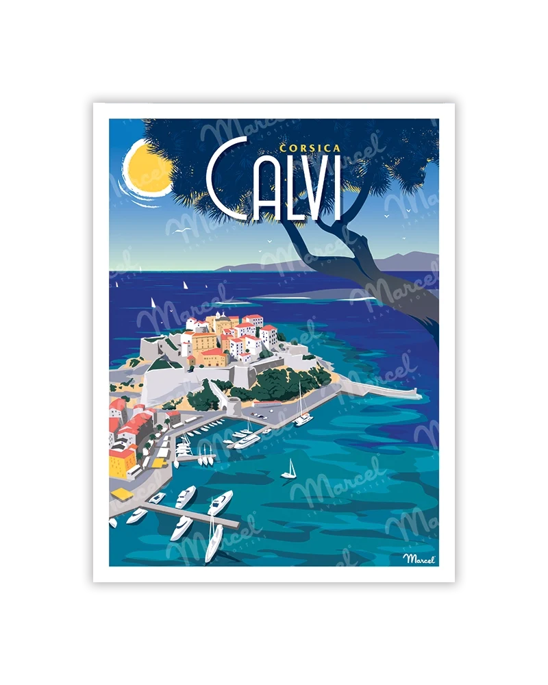 Carte Postale CALVI "Le Port"