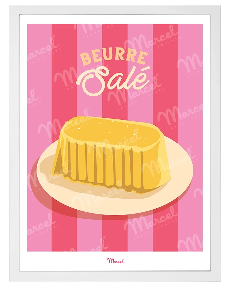 Affiche Travel Color "Beurre Salé"