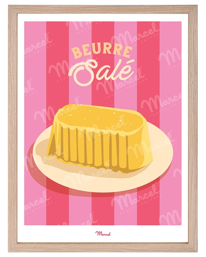 Affiche Travel Color "Beurre Salé"