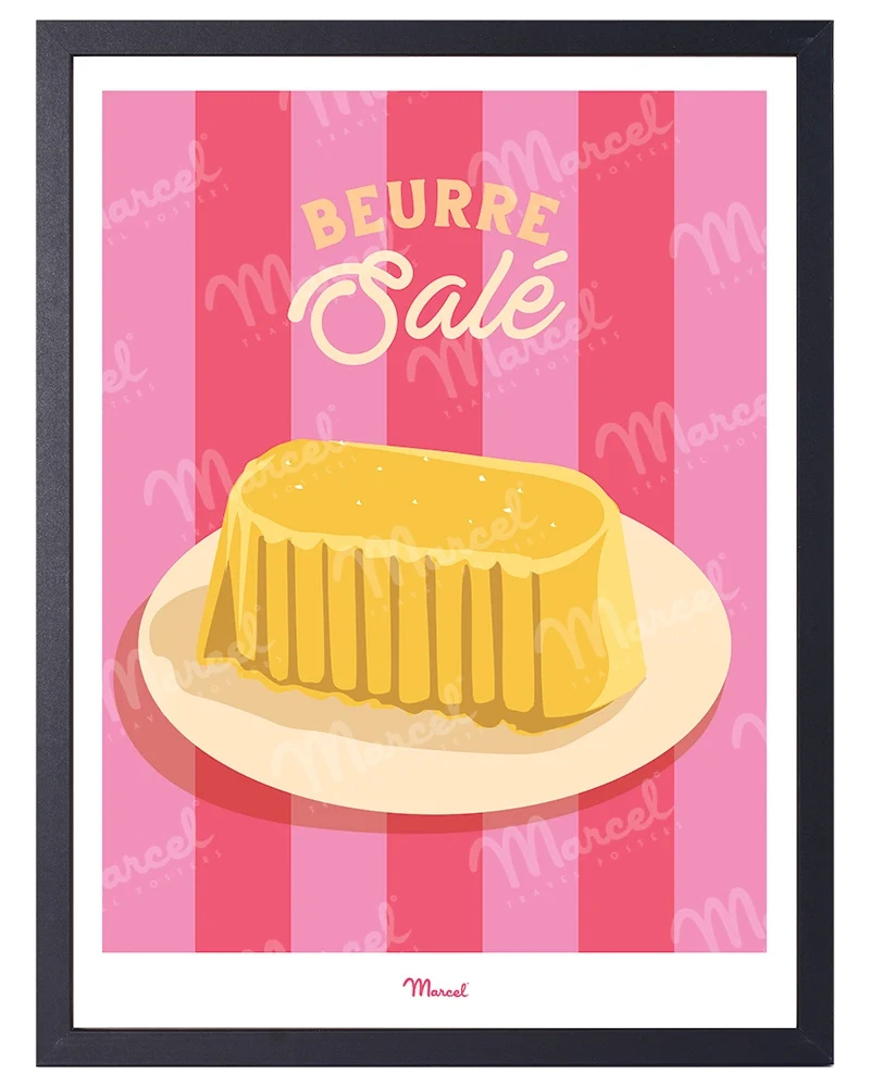 Affiche Travel Color "Beurre Salé"