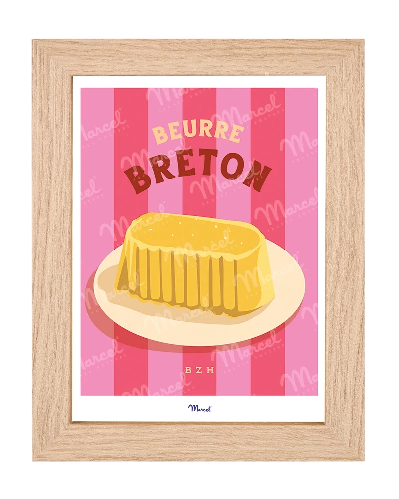 Carte postale Travel Color "Beurre Salé"