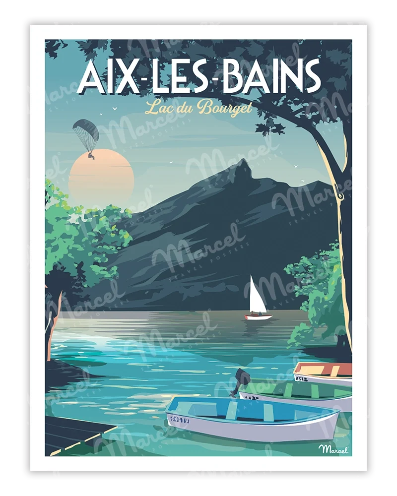 Affiche AIX-LES-BAINS