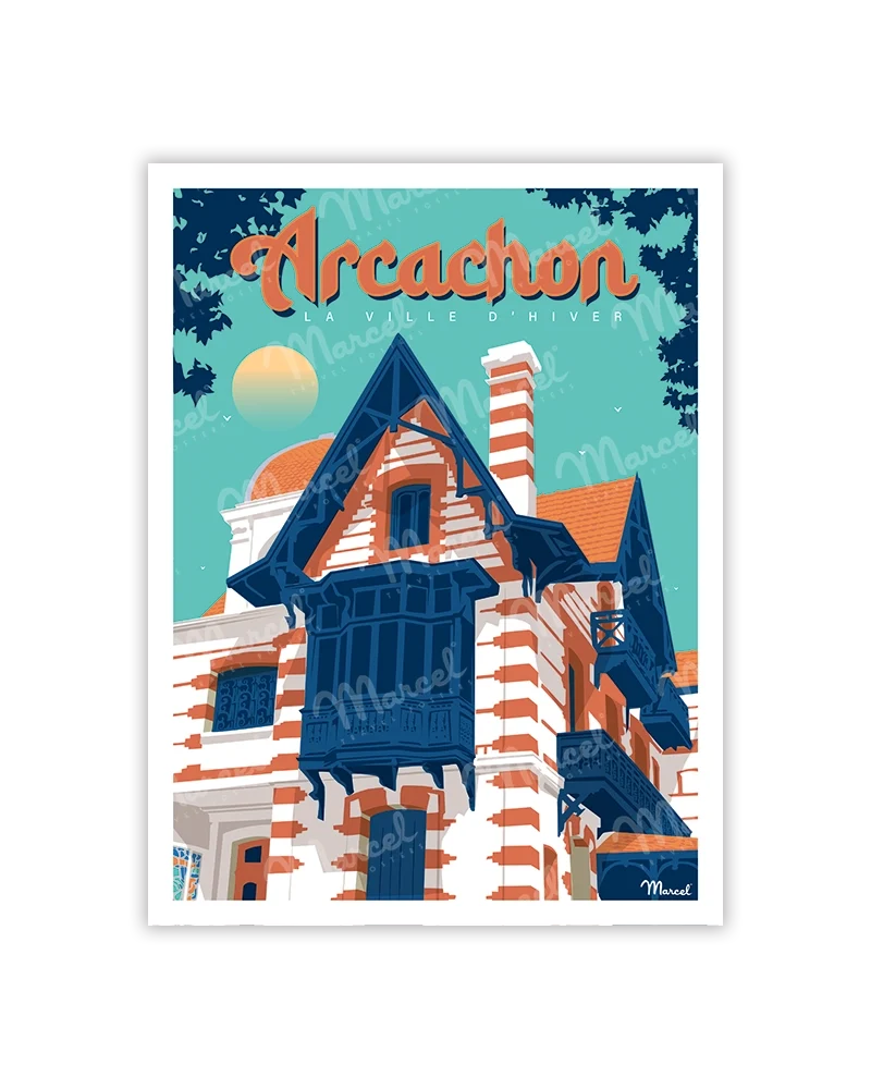 Carte Postale ARCACHON "La ville d'hiver"