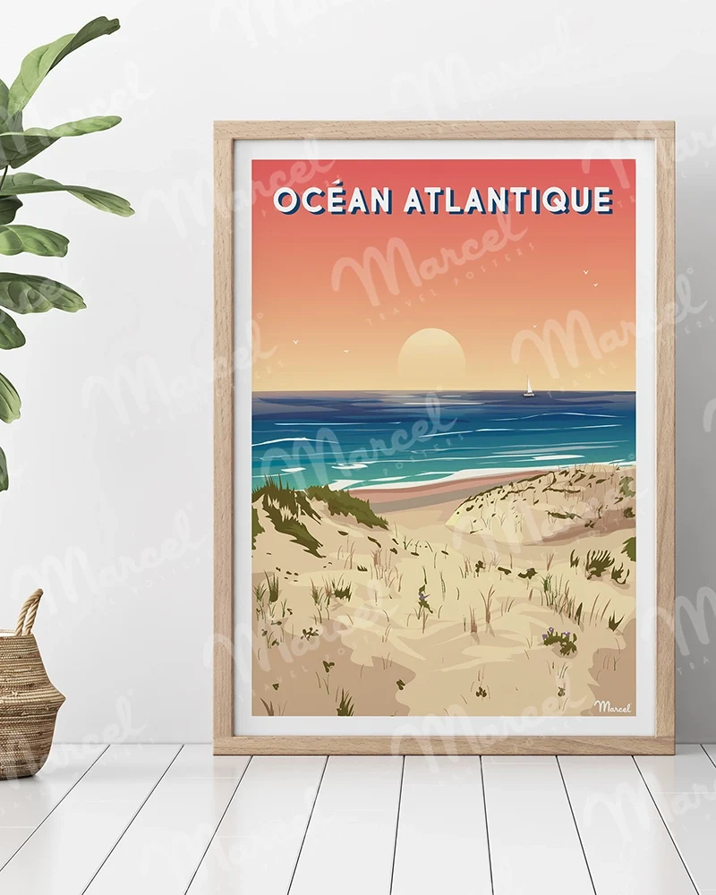 Affiche OCÉAN ATLANTIQUE