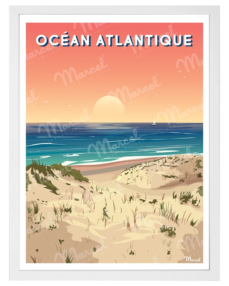 Affiche OCÉAN ATLANTIQUE