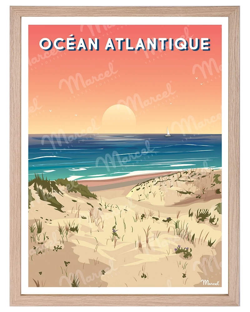 Affiche OCÉAN ATLANTIQUE