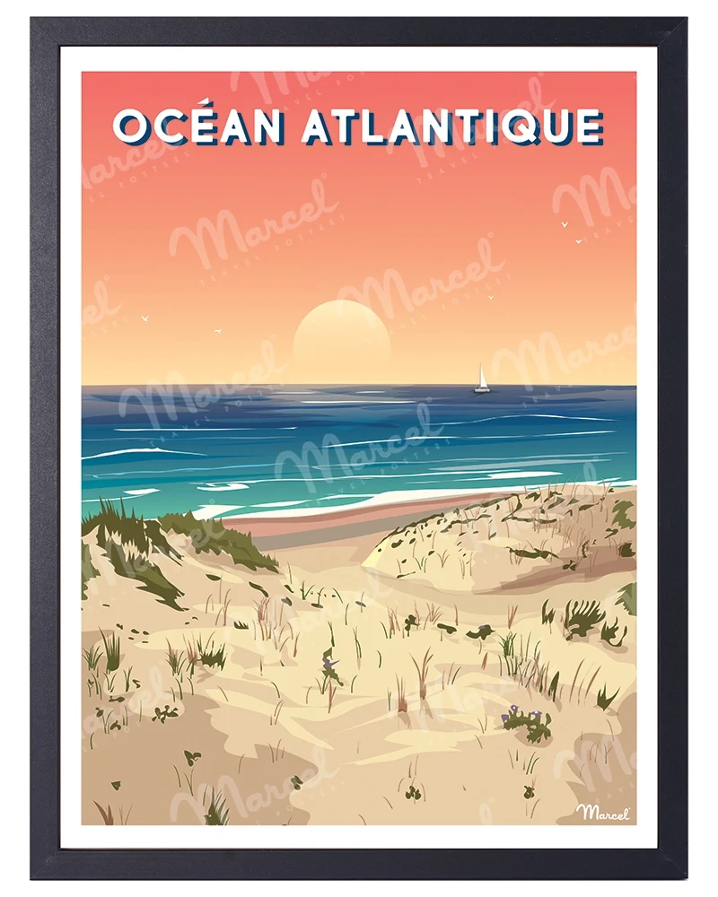Affiche OCÉAN ATLANTIQUE