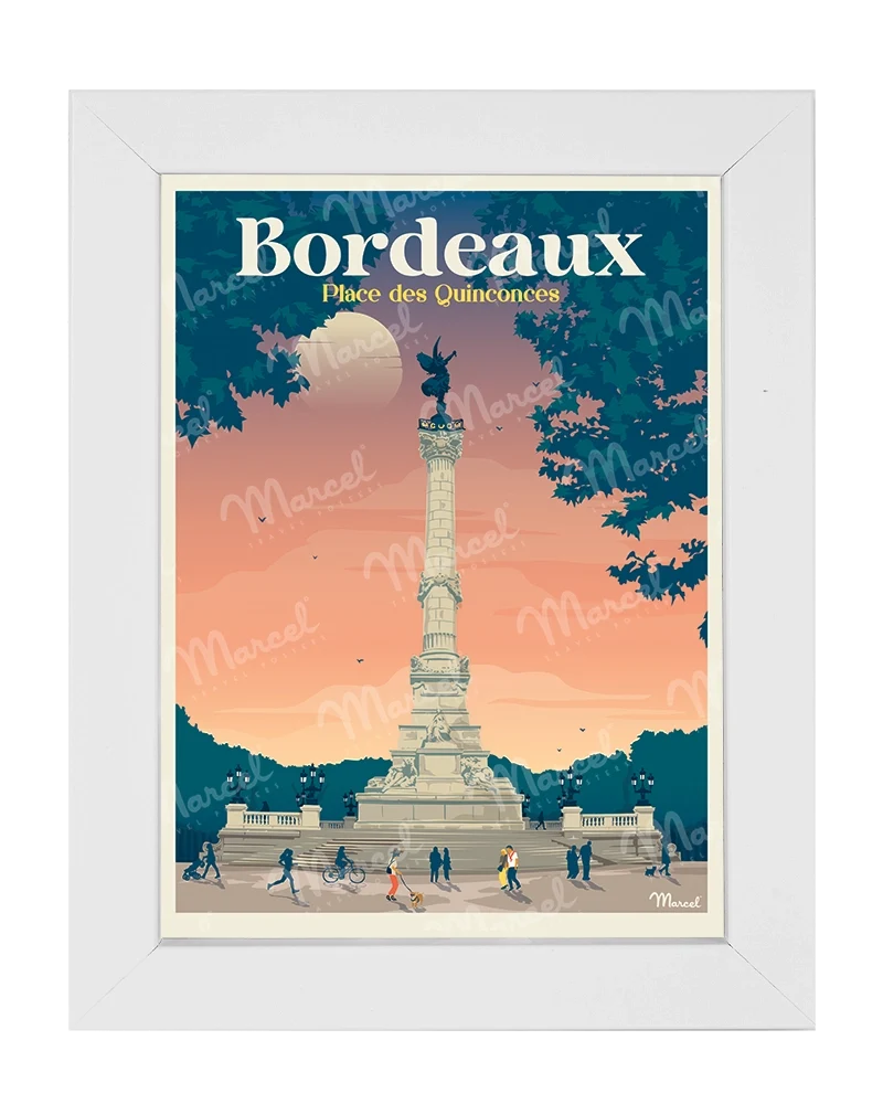 Carte Postale BORDEAUX "Place des Quinconces"