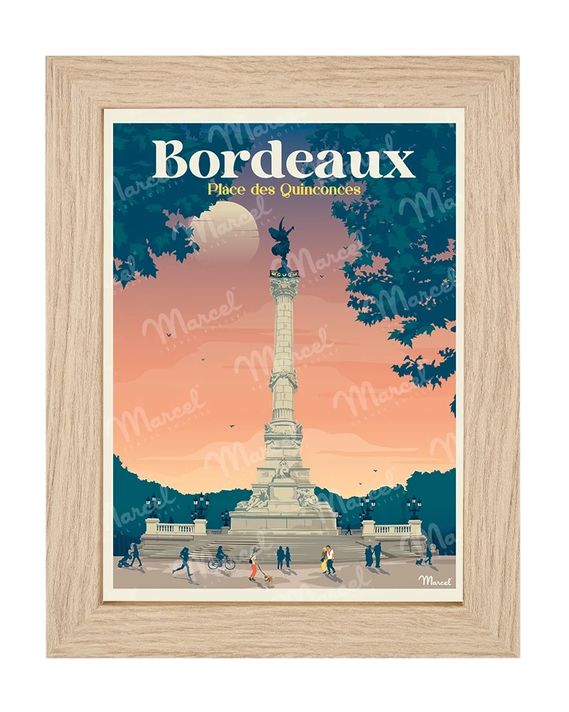 Carte Postale BORDEAUX "Place des Quinconces"