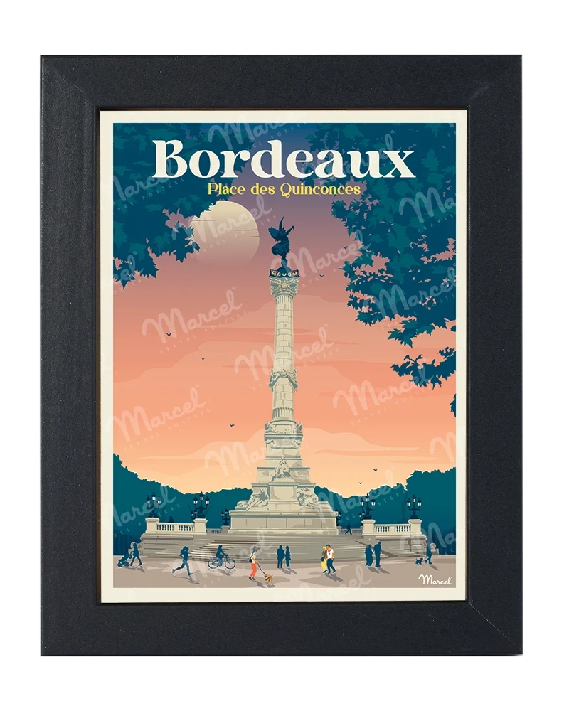 Carte Postale BORDEAUX "Place des Quinconces"