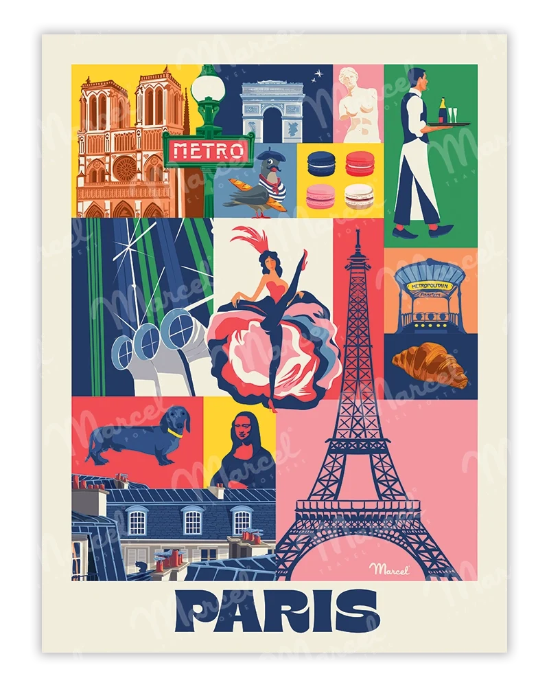 Affiche City Color PARIS
