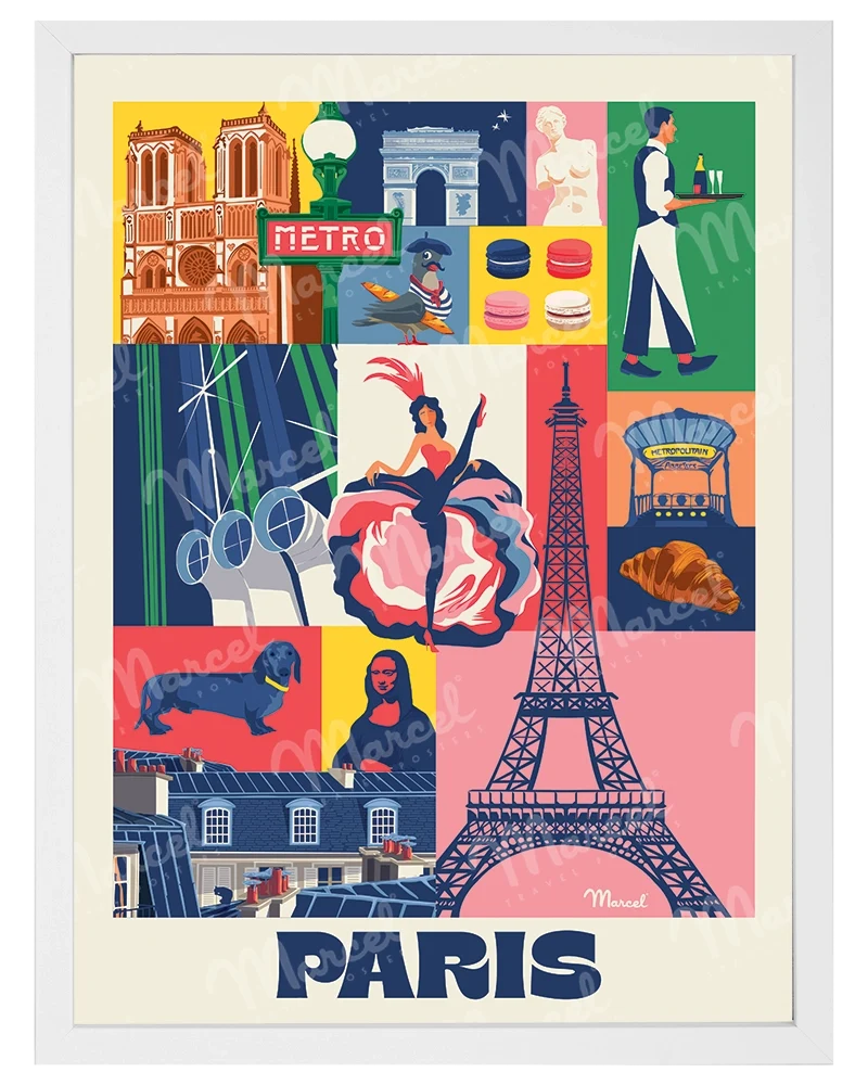 Affiche City Color PARIS